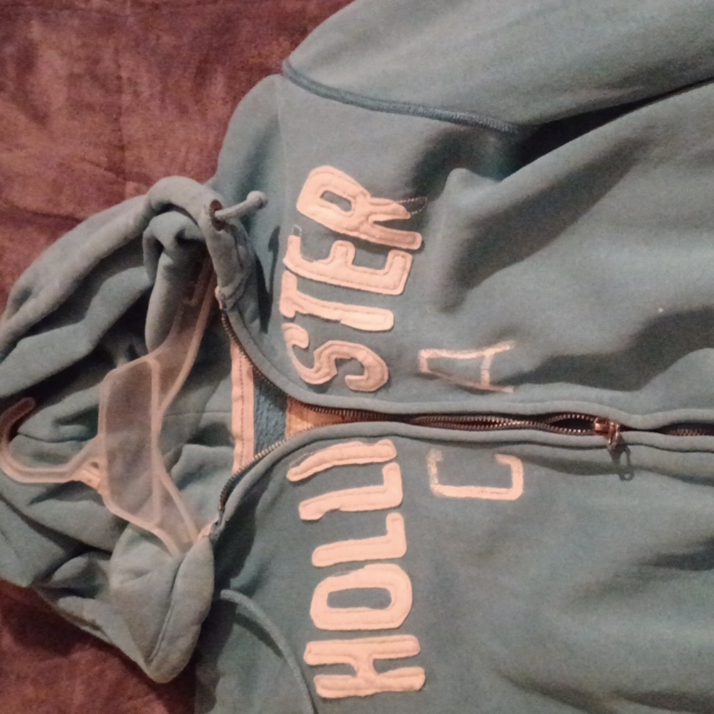 Hollister zip up jacket